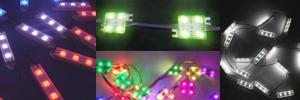 Letras corpreas Mdulos de LEDS